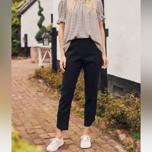 Marine Layer Pants - Marine Layer Allison Pant Black MP